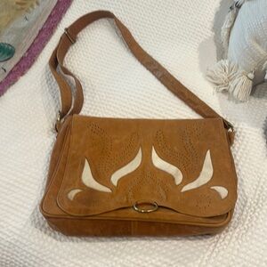 Brown Leather Shoulder Bag